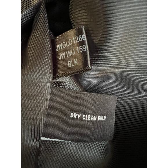 Jones New York Size 6 Small Wool Angora Peacoat Black Midi Coat Super Soft - Picture 9 of 10